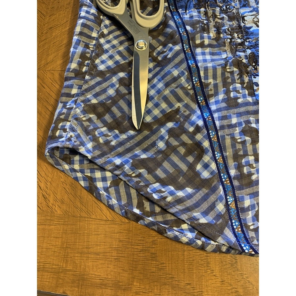 Robert Graham Blue Floral Camo Limited Edition Embroidered Shirt Men's L **Read - Picture 12 of 16